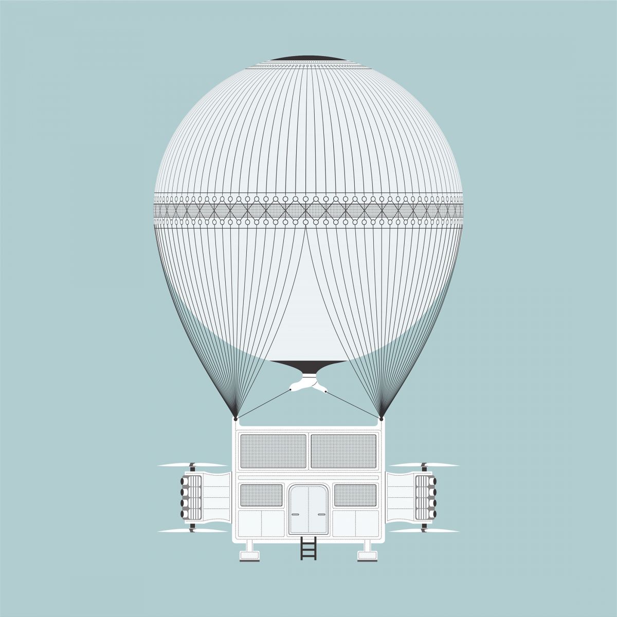 Flying Machine illustration