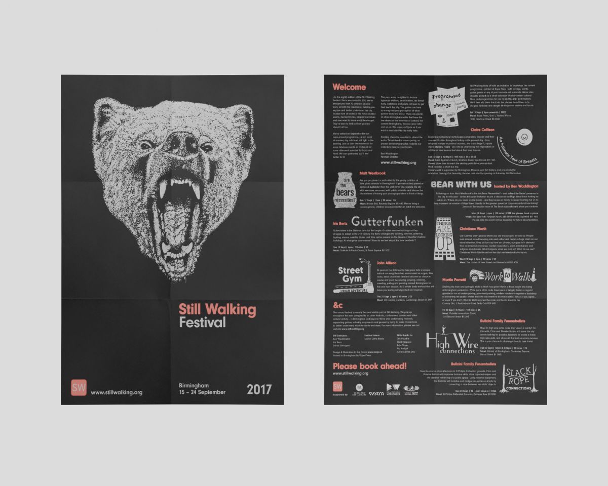 Still Walking Festival 2017 programme